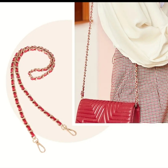 NWT Gold & Black Crossbody Chain - Picture 2 of 4